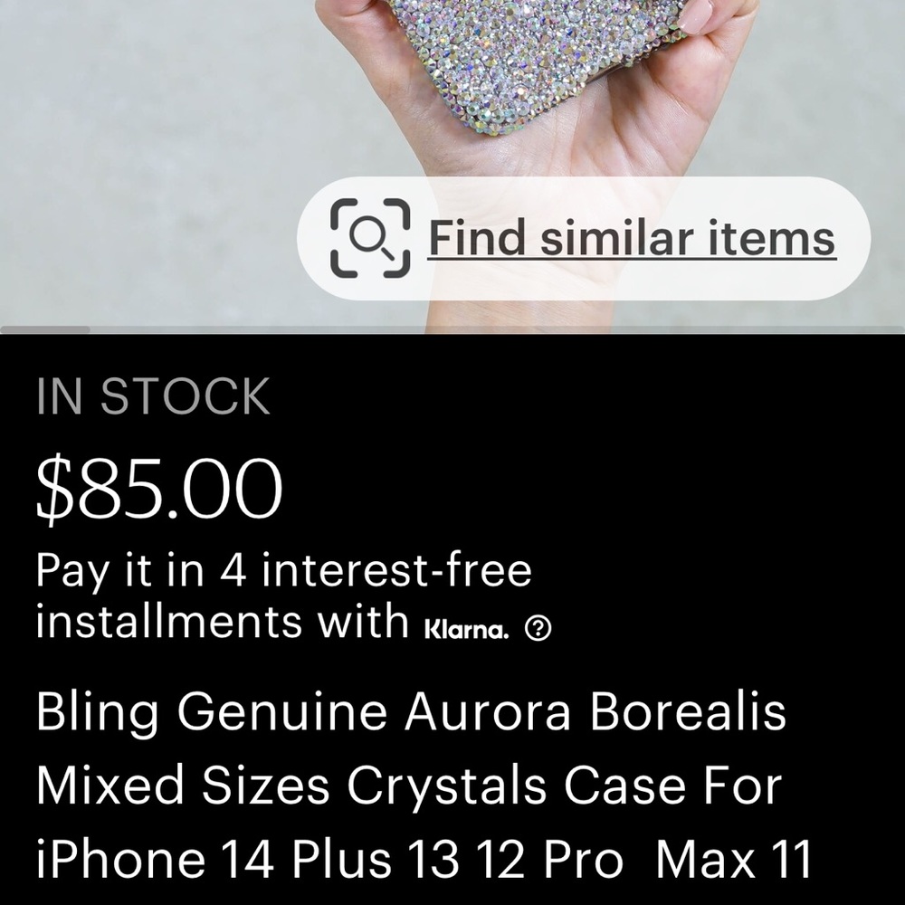 Luxaddiction Rhinestone iPhone 11 case - Picture 5 of 5